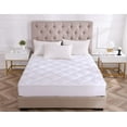 thumbnail image 1 of Deluxe Fitted Mattress Pad with Deep Pockets, 1 of 4