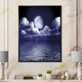 thumbnail image 2 of Designart 'Full Moon Night in Cloudy Sky V' Nautical & Coastal Framed Canvas Wall Art Print, 2 of 5