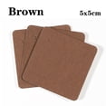 thumbnail image 6 of 50pcs/lot Kraft Paper Card 5x5cm Necklace Display Card for Jewelry Handmade Packaging Retail Cardboard Holder Card Storage Tags gray 50pcs, 6 of 6