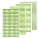 thumbnail image 1 of Uxcell 1792 Pcs 4 Hojas Pegatinas de Rhinestone Verde 3/4/5/6 mm Gemas Autoadhesivas para Decoración de Bricolaje, 1 of 5