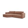 thumbnail image 3 of Moe's Home Collection Madrid Sectional Fabric Pink, 3 of 10
