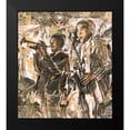 thumbnail image 2 of Wiley, Marta 20x22 Black Modern Framed Museum Art Print Titled - Jazz Two Figures, 2 of 5