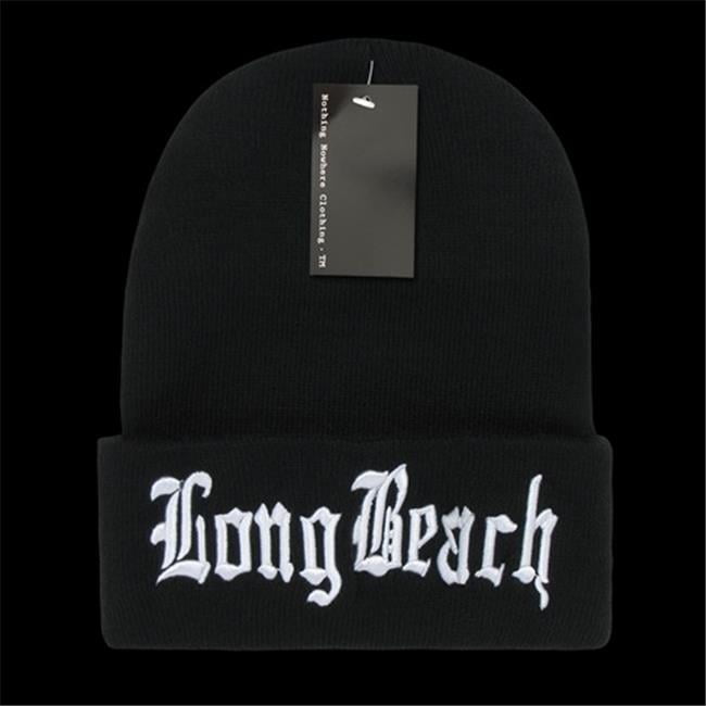 CUFFED "LONG BEACH" LB  BEANIE   SKULL CAP