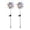 B, variant on HAHUT 2 Pack Solar Rainbow Pinwheel Garden Light with LED, Reflective Pinwheels Wind Spinner Lawn Lights for Lawn Patio Walkway Flower Bed Decor Gift Women Mom