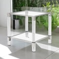 thumbnail image 4 of Table d'appoint Benu en argent, 4 of 4