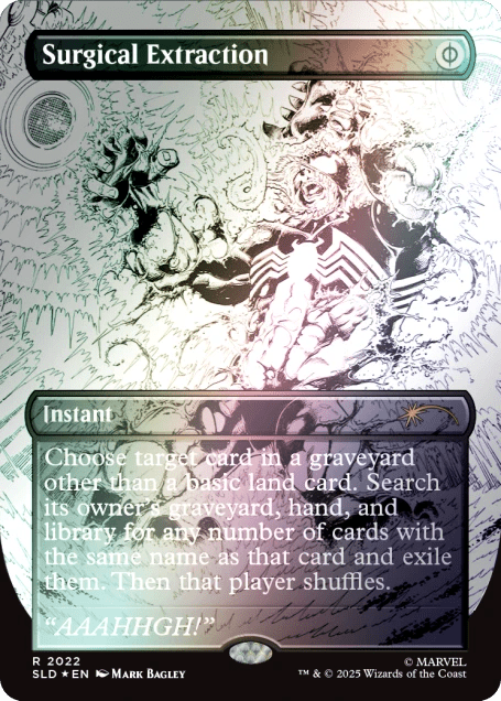 Magic the Gathering Secret Lair x Marvel's Spider-Man: Venom Unleashed (Inks) (Foil)