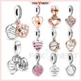 thumbnail image 2 of Brillante Pétalos De Rosa Oro Amor Pastel De Cumpleaños DIY Charm S925 Chapado En Plata Gao Jiahui  unisex, 2 of 2