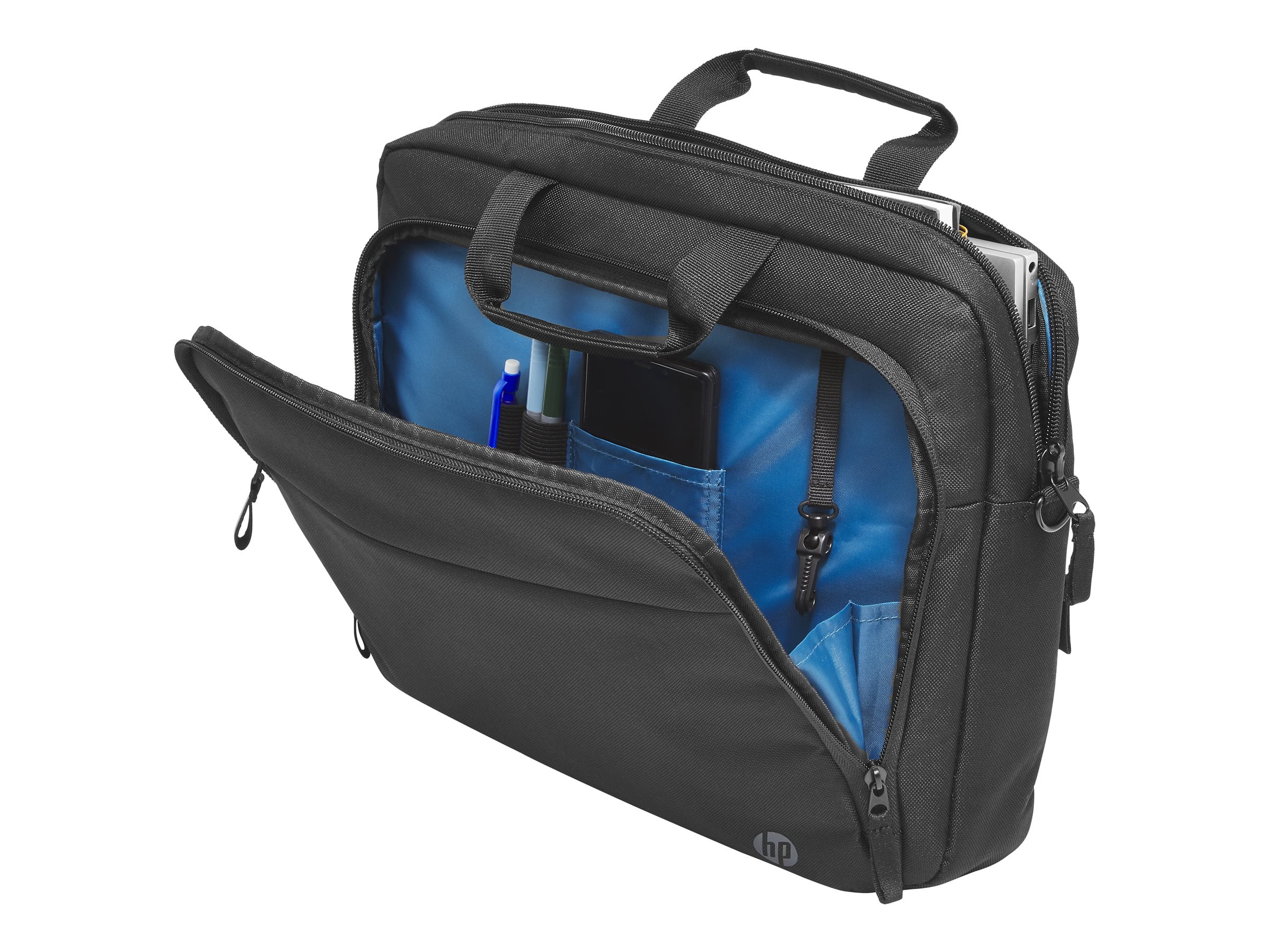 HP Professional Carrying Case (Messenger) for 15.6" Notebook, Accessories, Smartphone - Black - Plastic Body