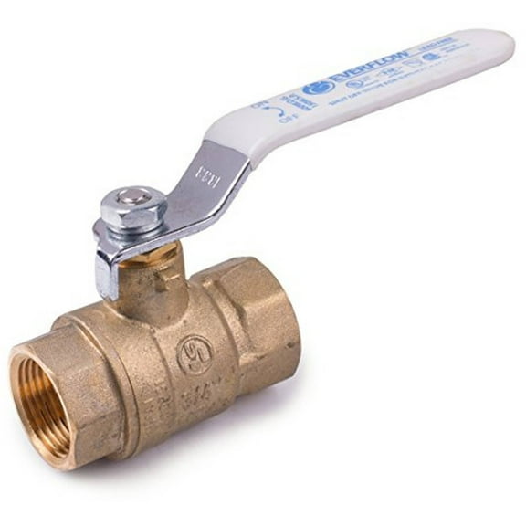 Midline Valve 610T114-NL Lead Free Full Port IPS Threaded Ball Valve, 1-1/4"
