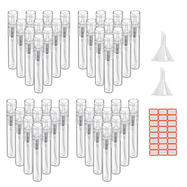 120Pcs 5ML Spray Bottle Small Cosmetic Packing Atomizer Perfume Bottles Atomizing Spray Liquid Container for Travel
