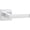 Polished Chrome, variant on Sure-Loc SN101-SQ 15 Siena Passage Door Lever Set - Nickel