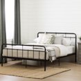 thumbnail image 1 of South Shore, Versa collection, Metal Platform Queen Bed Pure Black, 1 of 9