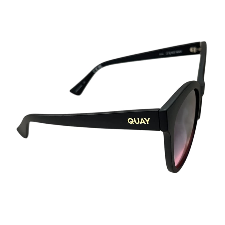 Quay Australia Women’s Black Gradient Lens Sunglasses ON POINT HIGH KEY Best Selling Aviator Sunglasses – Quay Australia main image 4