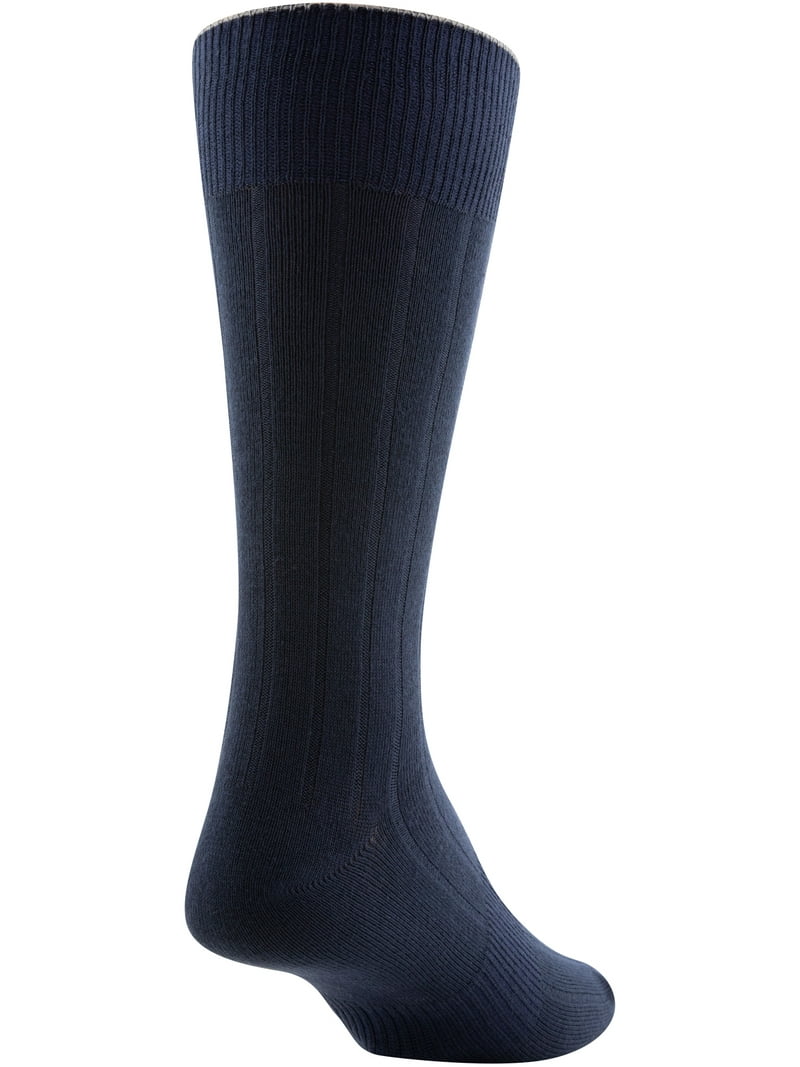 GOLDTOE Edition Mens Dress Rib Crew Socks, 3-Pack - Walmart.com GOLDTOE Edition Mens Dress Rib Crew Socks, 3-Pack - Walmart.com