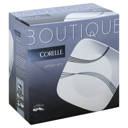 Corelle Boutique 16 Pieces Urban Arc Dinnerware Set 1 Set Barcode