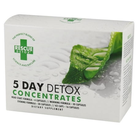 Rescue Detox - 5 Day Detox Concentrate Kit (Best Way To Use Rescue Detox Ice)