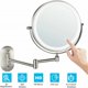 thumbnail image 2 of Espejo de aumento de 5x iluminado montado en la pared, espejos de maquillaje Espejo de baño de 7 pulgadas Espejo de pared doble, giratorio de 360 ° y extensible, alimentado por 4 baterías AAA (no incluidas) esquí esquí Gafas de esquí, 2 of 5