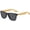Black, variant on Polarized Bamboo Wood Sunglasses Men Women Coating Mirror Sun Glasses Retro Glasses UV400-USA