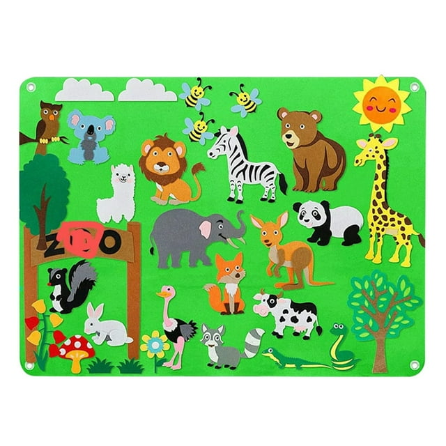 3D DIY Story Board Early Learning Montessori Toys for Kids Adults Farm