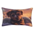 thumbnail image 1 of Balery Puppy Lying On A Cloud Funda de Cojín Estampada, Regalos para Mujeres, Regalos de Amor para Ella, Regalos para Novia o Esposa, Funda de Almohada-16"x24", 1 of 6