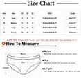thumbnail image 3 of Fesfesfes Cotton Underwear Womens Mid-waist Lace Hollow Panties Briefs Womens Underwear, 3 of 3