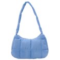 thumbnail image 1 of Bolsos de viaje acolchados Casual Check Mujer Tote Suave invierno Cálido Elegante para fiesta, 1 of 9