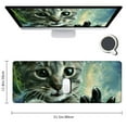thumbnail image 2 of nygtbtfer  Mouse Pad,Cute Cat Flying Through Space Taco Galaxy Space Mouse Pad Desk Dad,Gaming Mouse Pad,Non-Slip Rubber Base Mousepad for Laptop Computer,Mouse Pads for Wireless Mouse 31.5x11.8 in, 2 of 6