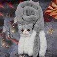 thumbnail image 1 of Bufanda de felpa para mujer, babero de animales de dibujos animados a la moda, bufanda de conejo gruesa de terciopelo para otoño e invierno Wmkox8yii jkg3829, 1 of 4