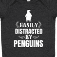thumbnail image 4 of Inktastic Easily Distracted by Penguins Boys or Girls Baby Bodysuit, 4 of 5