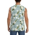 thumbnail image 4 of Daiia Tulips Flowers Printed Men's Tank Tops,Casual Soft Sleeveless Gym Muscle Shirts Bodybuilding Tee-3X-Large, 4 of 8