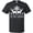 AB-Black, variant on Inktastic Tis the Season White Reindeer Silhouette and Snowflakes T-Shirt