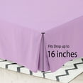 thumbnail image 4 of Unique Bargains 16" Drop Pleated Brushed Bed Skirt King Khaki, 4 of 7