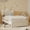 Beige, variant on ChaoLink Queen Bed Frame Princess Bed Frame with LED Headboard & Storage Drawers, Adjustable Boucle Platform Bed for Girls, No Box Spring Needed, Pink