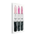 thumbnail image 3 of Stupell Three Pink Lipsticks Wall Art wood plaque - 13 x 19, 3 of 5