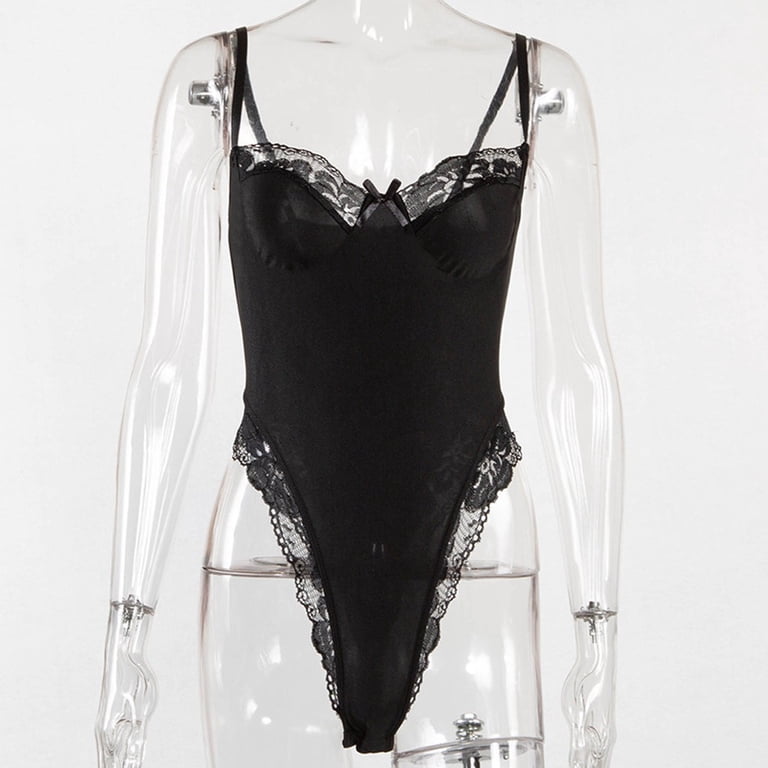 Women's Chemises Negligees Women Sexy Lingerie Set with Garter A Lingerie  for Women Maternity Sleep Bra 38ddd with Garter Stockings for Sheer  Bodysuit Sexy Boudoir Corset on Clearance Black XL