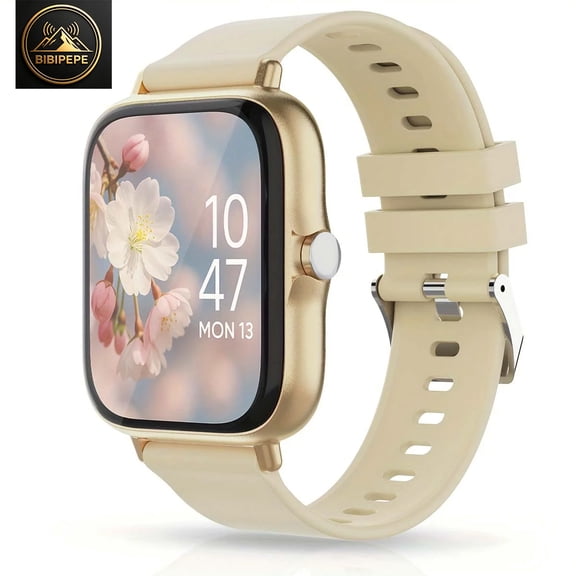 Smart Watch With 1.83" Full Touch Screen, Sport Watches, Multi-Sport Modes, Music-Control, Remote-Camera, Wireless Call And Answer, Pedometer, Information Alerts For IOS Android Phones,