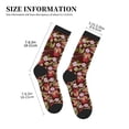 thumbnail image 3 of Pofeuu Leaf And Fruit Print Crew Socks, Adult Running Hiking Socks for Youth and Adult, 3 of 7