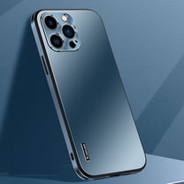 Dteck Slim Fit for iPhone 14 Pro Max Case Lightweight Matte Frosted Hard PC Cover Phone Case with Metal Camera Lens Protector for iPhone 14 Pro Max, Blue