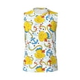 thumbnail image 6 of Lsque Ducks and Anchors Print Men's Cotton Blend Sleeveless Muscle Shirts (S-3XL)- Moisture Wicking, Odor Protection, UPF 30+,Medium, 6 of 8
