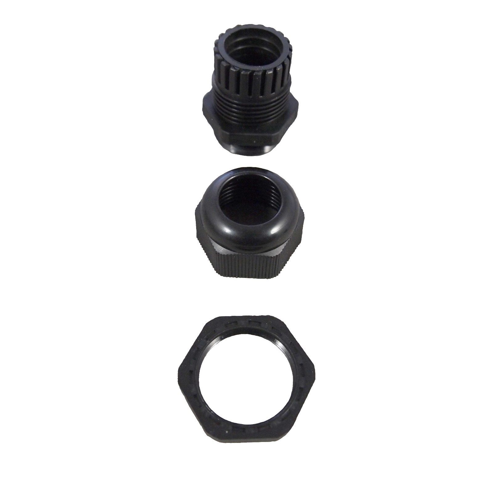 3/4" NPT Black Nylon Cable Glands WIth Gasket and Lock-Nut 100 Pack - image 2 of 2