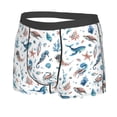 thumbnail image 2 of Daiia Undersea Animals Men's Underwear Boxer Briefs, Cotton Stretch Moisture-Wicking Underwear-X-Large, 2 of 9