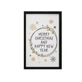 thumbnail image 1 of Merry Christmas Framed Shadow Box - Black and Gold, 1 of 9