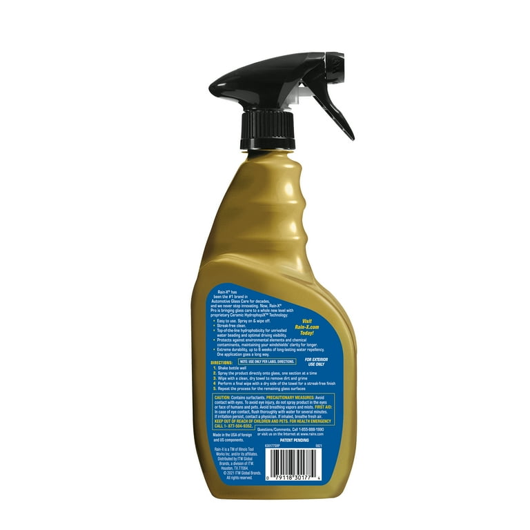 【特別訳あり特価】 Water + Cleaner Glass Cerami-x Rain-x® Repellent, .oz 23 フェイスクリーム