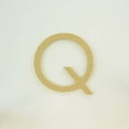 thumbnail image 1 of Package of 1, 6 Inch X 1/2" Thickness MDF Letter Q in The Century Gothic Font, Thick, Upper Case for Art & Craft Project, Made in USA, 1 of 4
