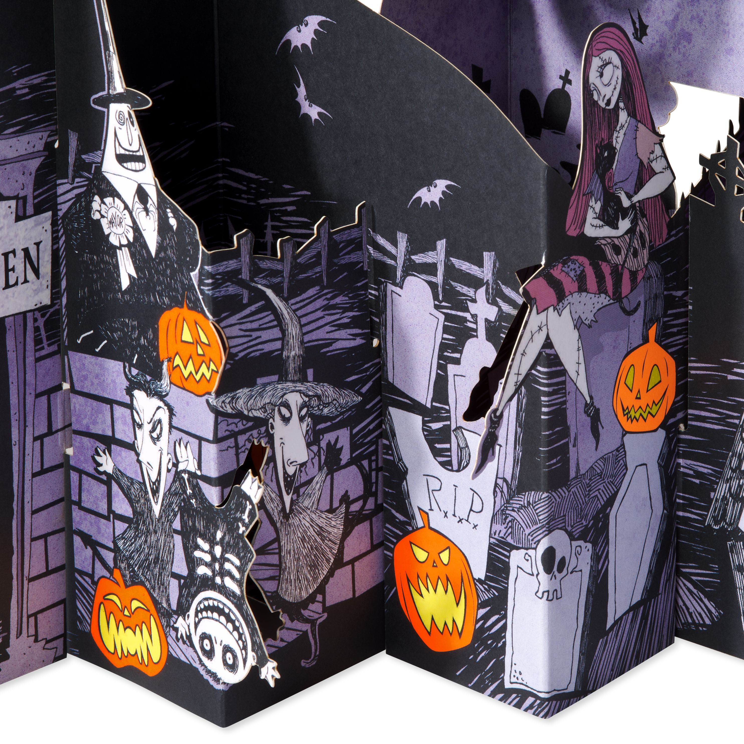 American Greetings Disney's Nightmare Before Christmas Halloween Pop Up Card (Hope It's A Scream)