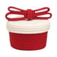 thumbnail image 1 of Cesta de cuerda de algodón con tapa, organizador de cestas, cesta tejida para decoración del hogar 22cmx22cmx12cm, 1 of 9