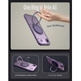 thumbnail image 2 of Funda HCXLYP para iPhone Air 6.5" Morada con Soporte Magnético 360°, 2 of 8