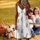 thumbnail image 5 of Vestido Suspendido Summer Beach Sling Dress Casual Printed Vest Dress Soft Plus Size (Oro M) Cgtredaw para Mujer oro T L, 5 of 8