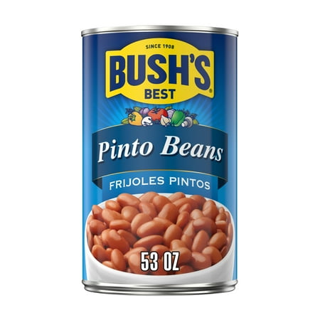 Bush's Canned Pinto Beans, Canned Beans, 53 oz Can