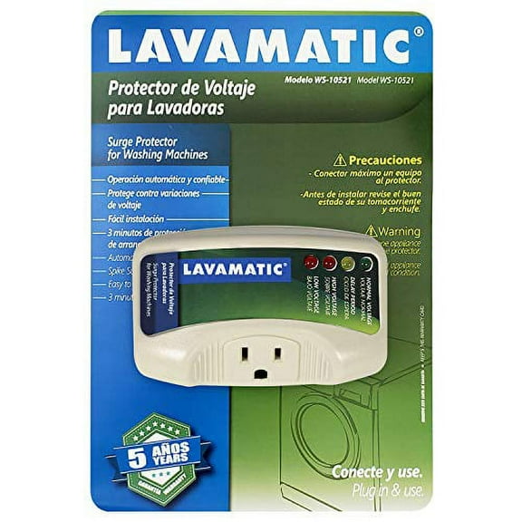 Lavamatic  Ws-10521 Electronic Surge Protector For Washing Machine - Front Top Load Washers